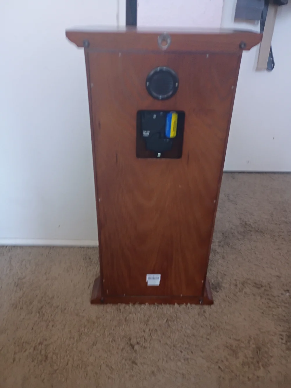 Bulova Westminster Brown Wood Pendulum Wall Clock